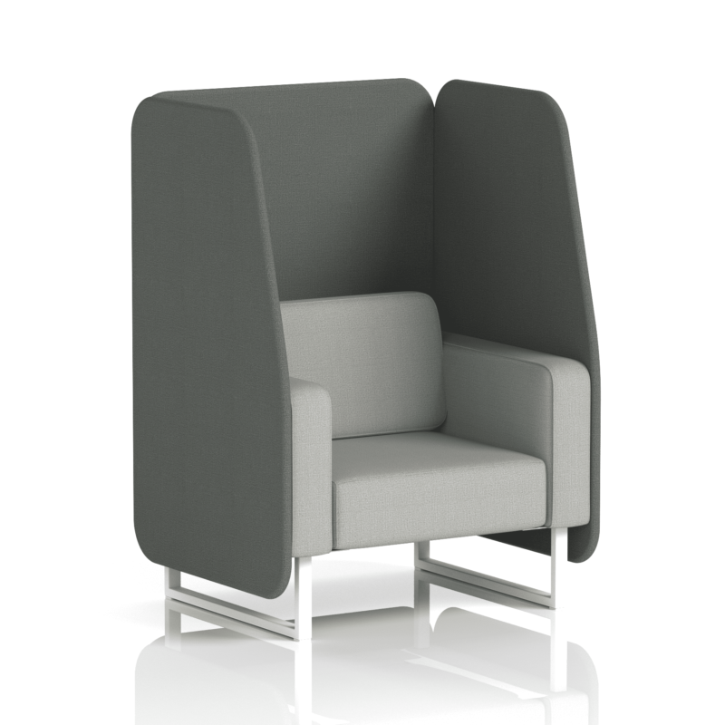 Brixworth Open Booth With White Legs in Two Tone - Image 27