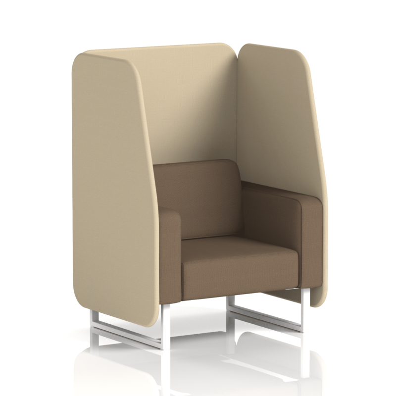 Brixworth Open Booth With White Legs in Two Tone - Image 31