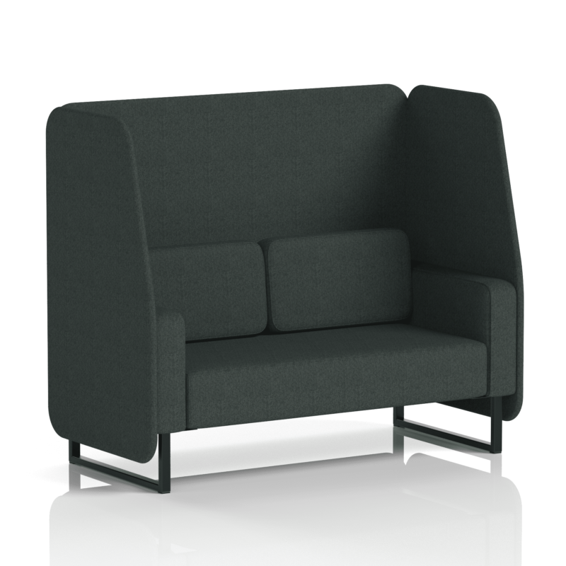 Brixworth Open Booth With Black Legs in Single Tone - Image 33