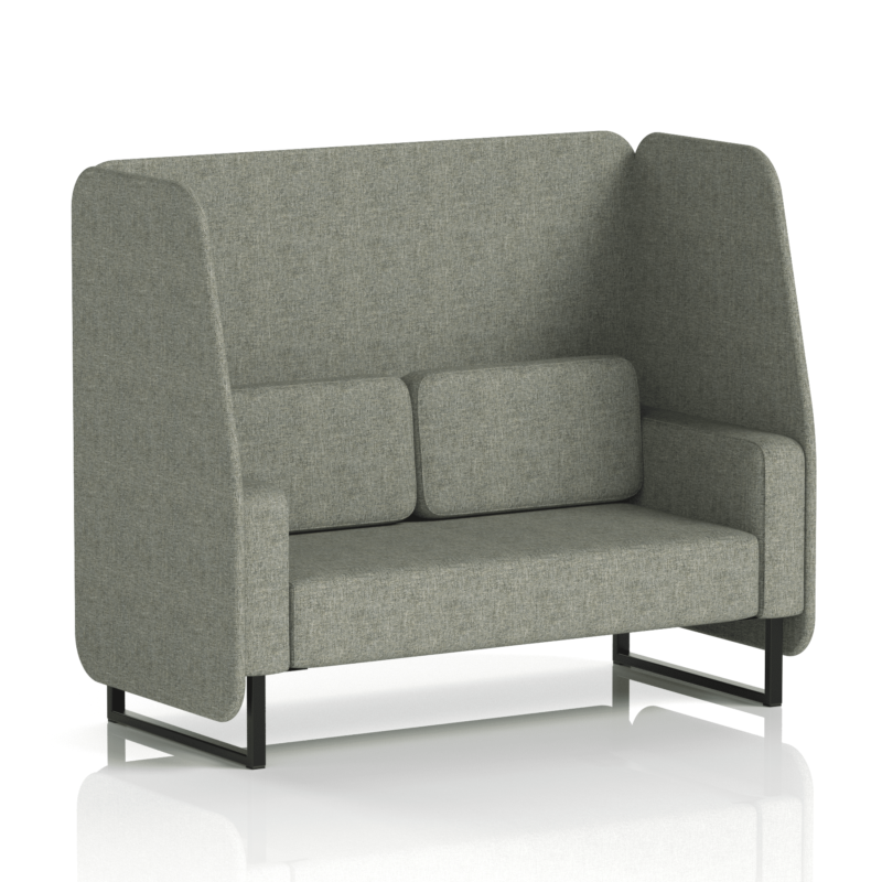 Brixworth Open Booth With Black Legs in Single Tone - Image 37