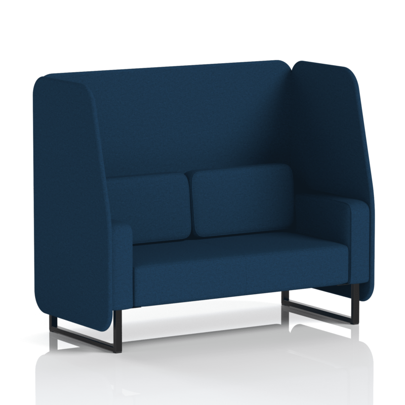 Brixworth Open Booth With Black Legs in Single Tone - Image 39