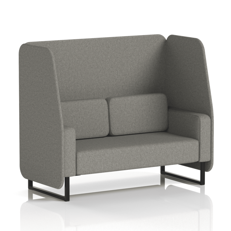 Brixworth Open Booth With Black Legs in Single Tone - Image 41