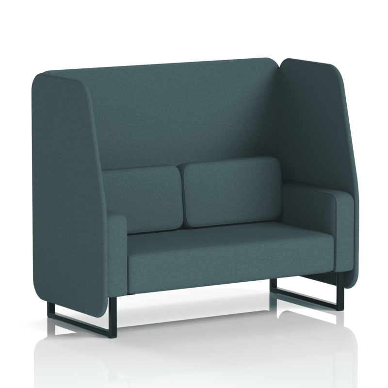 Brixworth Open Booth With Black Legs in Single Tone - Image 42