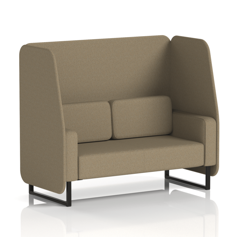 Brixworth Open Booth With Black Legs in Single Tone - Image 44