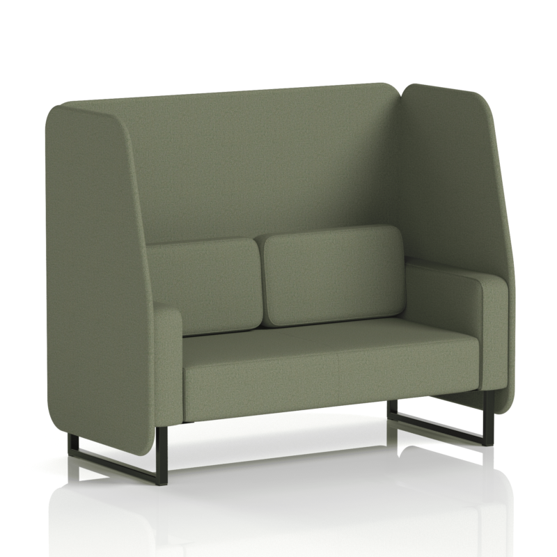 Brixworth Open Booth With Black Legs in Single Tone - Image 45