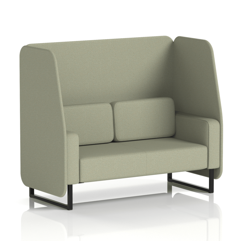 Brixworth Open Booth With Black Legs in Single Tone - Image 46