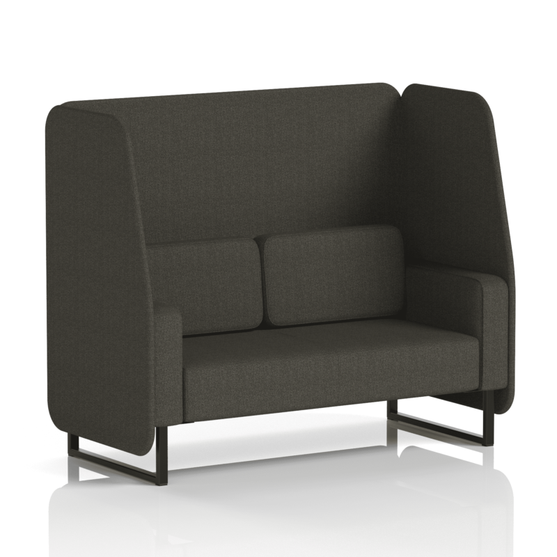 Brixworth Open Booth With Black Legs in Single Tone - Image 47