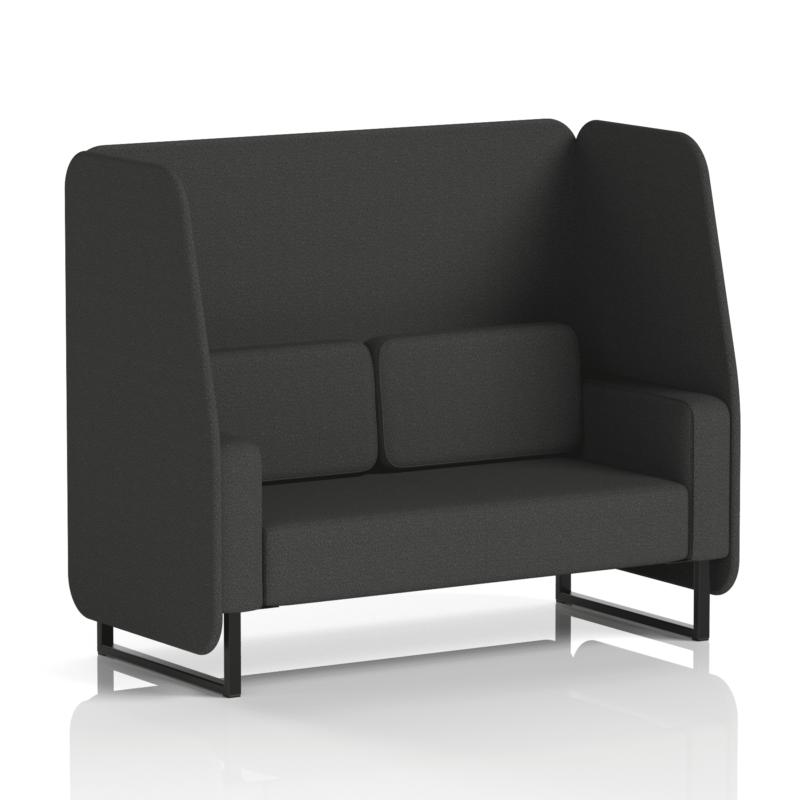 Brixworth Open Booth With Black Legs in Single Tone - Image 52