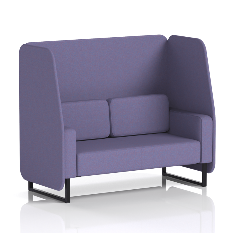 Brixworth Open Booth With Black Legs in Single Tone - Image 53
