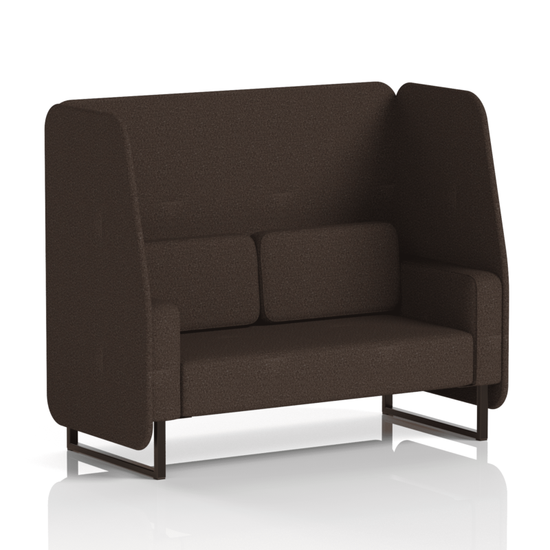Brixworth Open Booth With Black Legs in Single Tone - Image 55