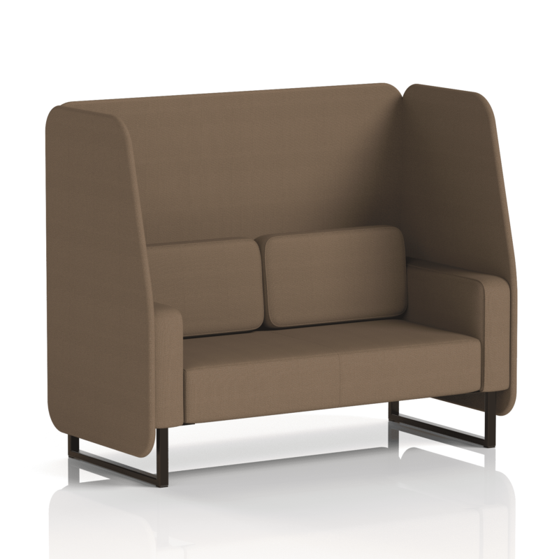 Brixworth Open Booth With Black Legs in Single Tone - Image 58