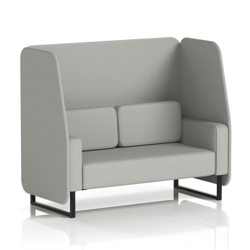 Brixworth Open Booth With Black Legs in Single Tone - Image 59