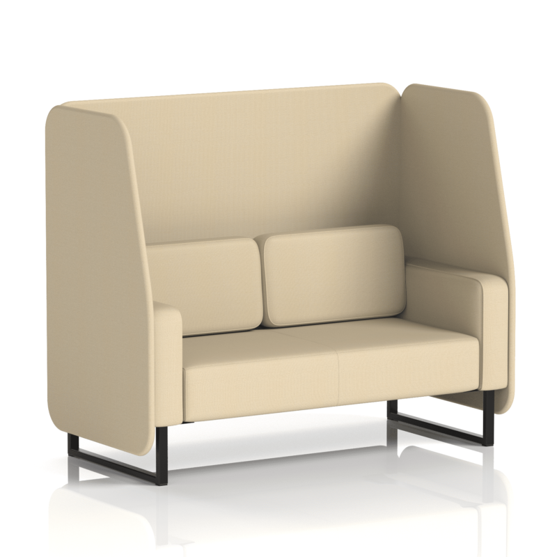 Brixworth Open Booth With Black Legs in Single Tone - Image 61