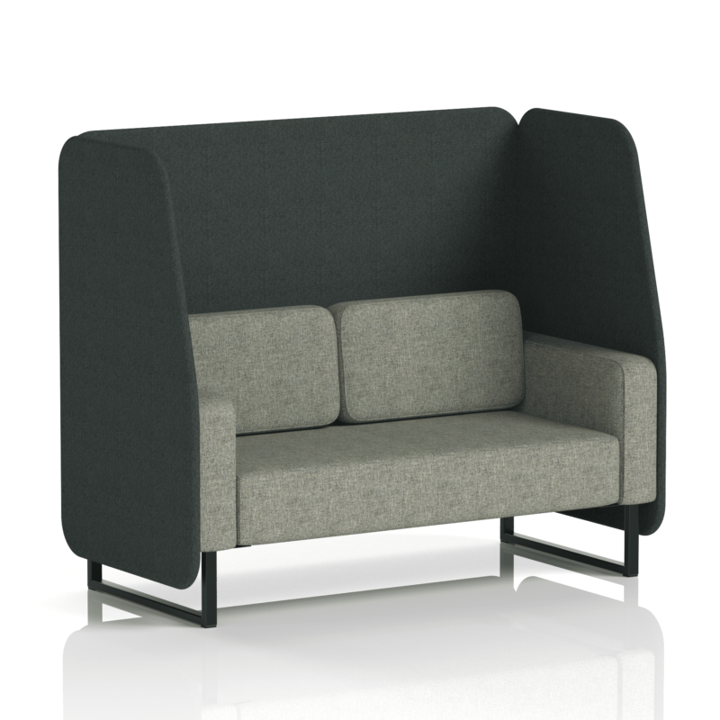 Brixworth Open Booth With Black Legs in Two Tone - Image 33