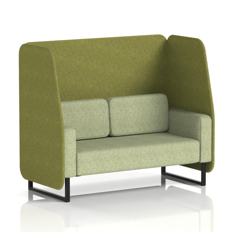 Brixworth Open Booth With Black Legs in Two Tone - Image 35