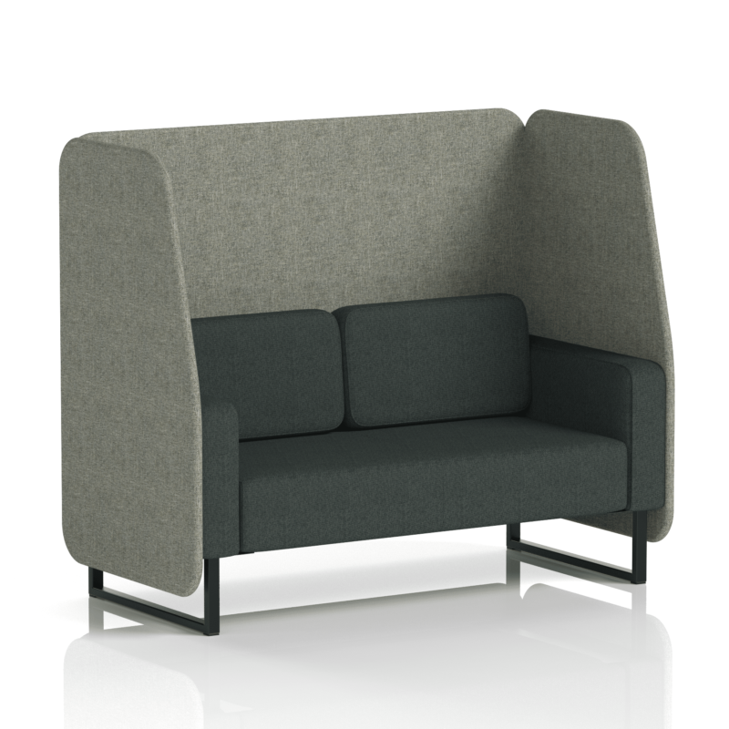 Brixworth Open Booth With Black Legs in Two Tone - Image 37