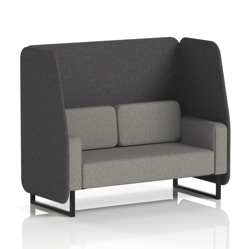 Brixworth Open Booth With Black Legs in Two Tone - Image 38