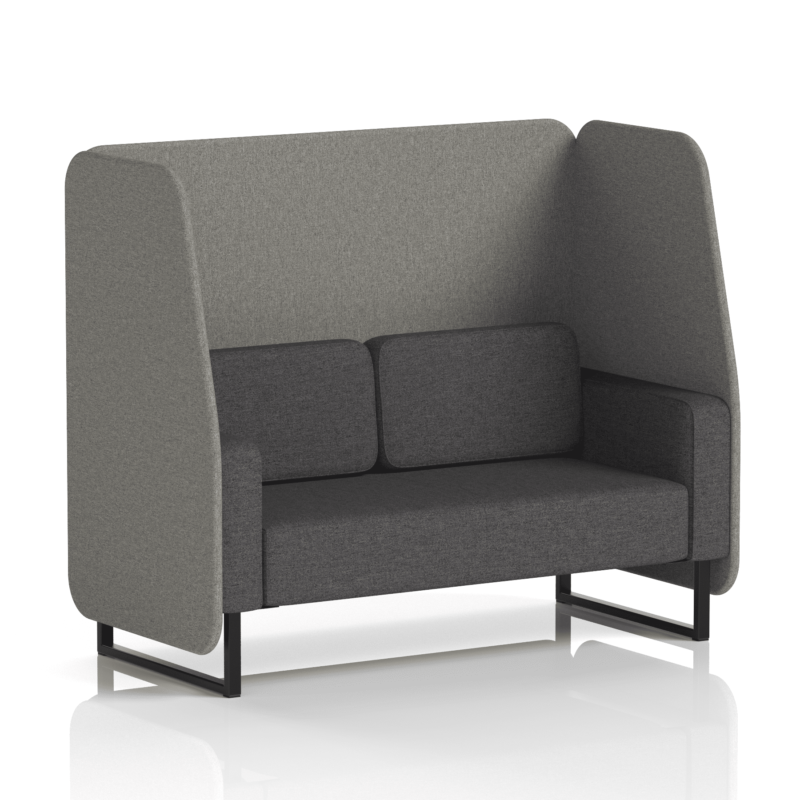 Brixworth Open Booth With Black Legs in Two Tone - Image 41