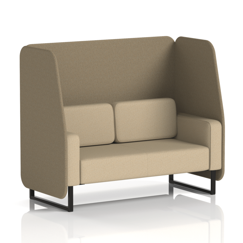 Brixworth Open Booth With Black Legs in Two Tone - Image 44