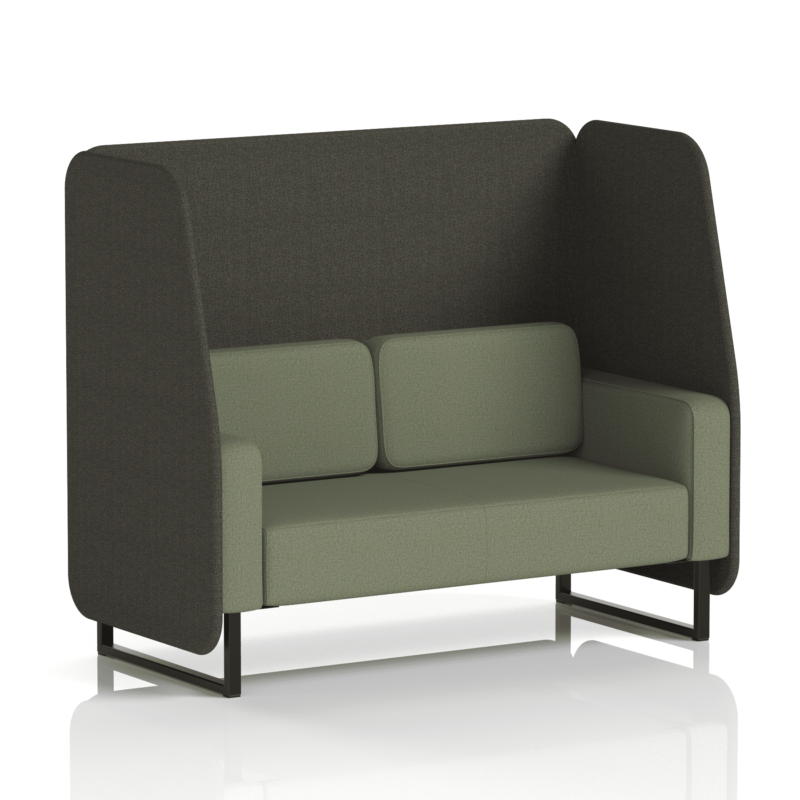 Brixworth Open Booth With Black Legs in Two Tone - Image 47