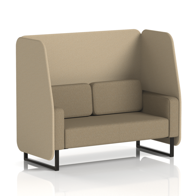 Brixworth Open Booth With Black Legs in Two Tone - Image 48
