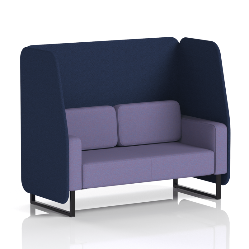 Brixworth Open Booth With Black Legs in Two Tone - Image 51