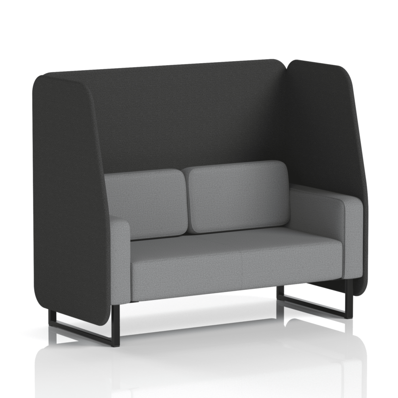 Brixworth Open Booth With Black Legs in Two Tone - Image 52