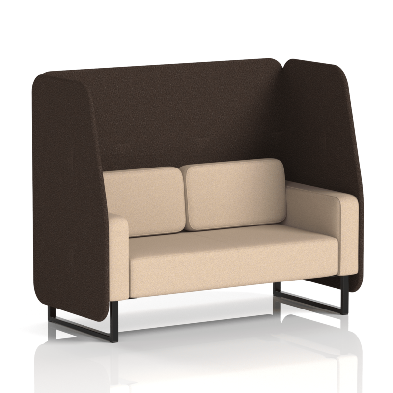 Brixworth Open Booth With Black Legs in Two Tone - Image 55