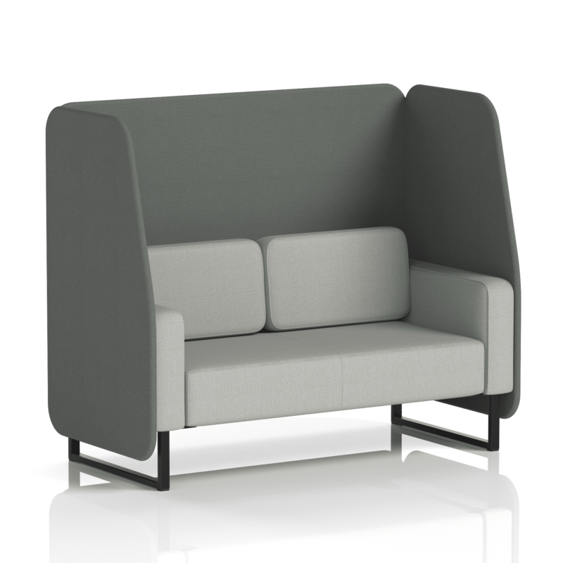 Brixworth Open Booth With Black Legs in Two Tone - Image 57