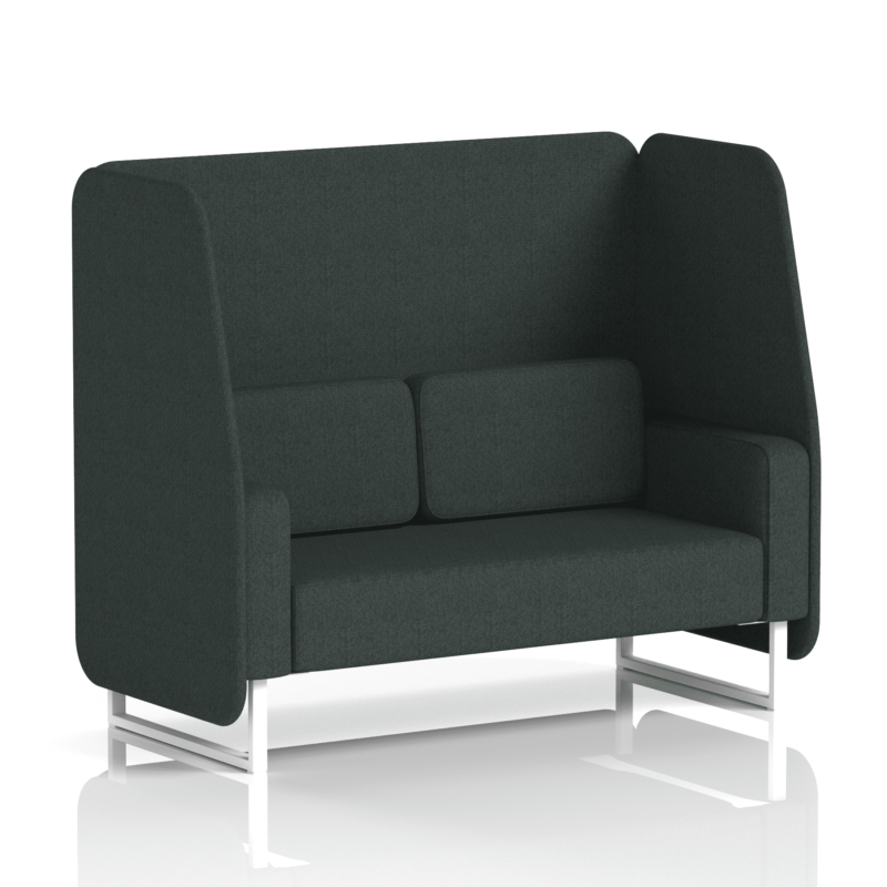Brixworth Open Booth With White Legs in Single Tone - Image 33