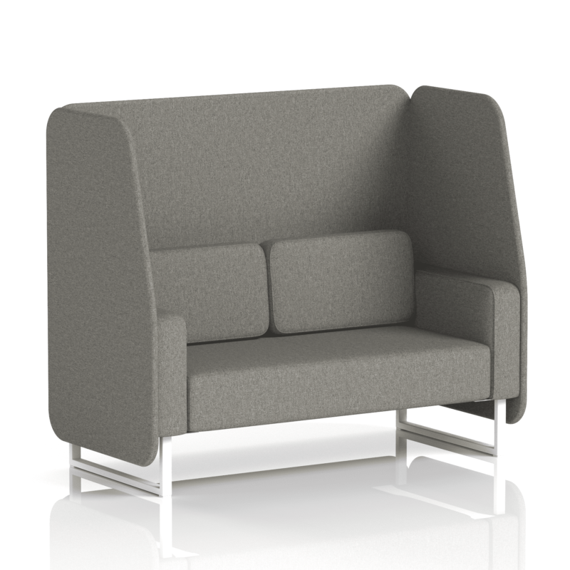 Brixworth Open Booth With White Legs in Single Tone - Image 41
