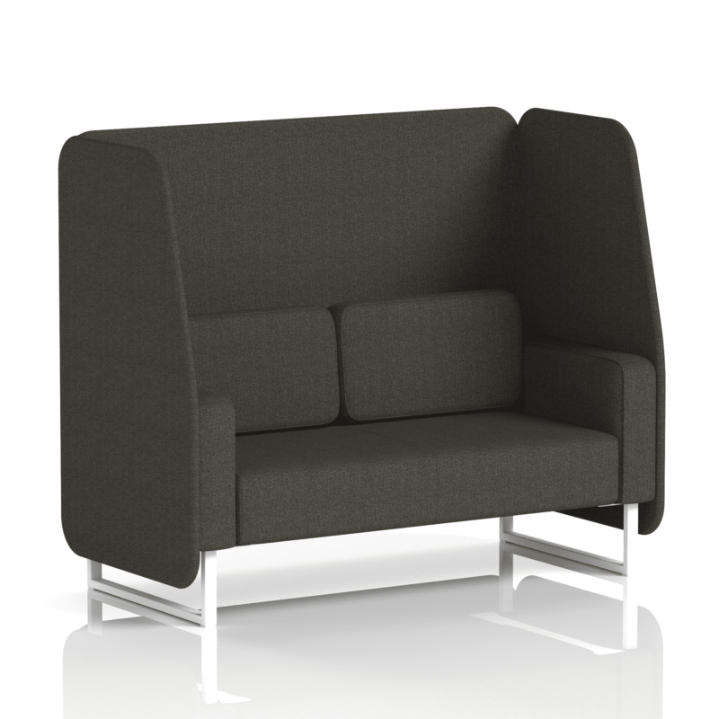 Brixworth Open Booth With White Legs in Single Tone - Image 47