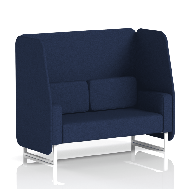 Brixworth Open Booth With White Legs in Single Tone - Image 51