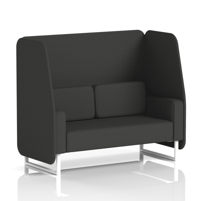 Brixworth Open Booth With White Legs in Single Tone - Image 52