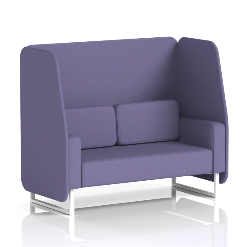 Brixworth Open Booth With White Legs in Single Tone - Image 53
