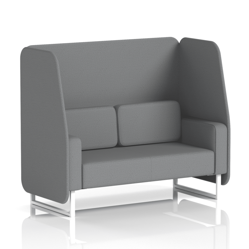 Brixworth Open Booth With White Legs in Single Tone - Image 54