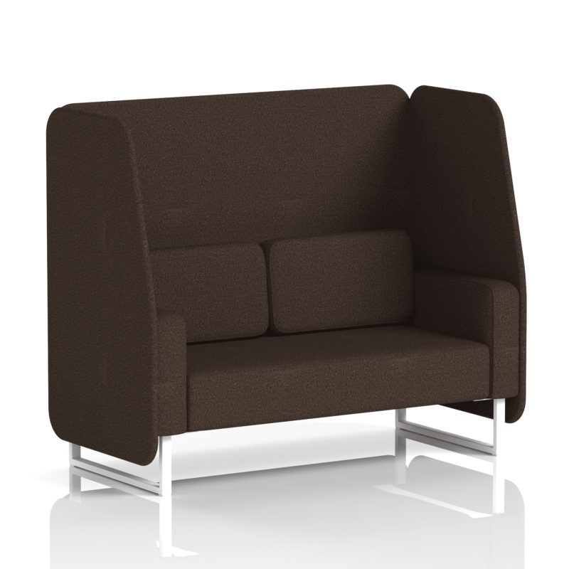 Brixworth Open Booth With White Legs in Single Tone - Image 55