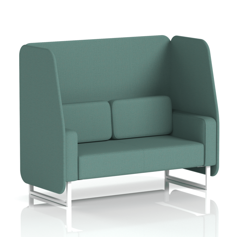 Brixworth Open Booth With White Legs in Single Tone - Image 56