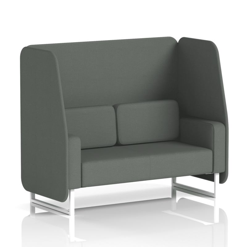 Brixworth Open Booth With White Legs in Single Tone - Image 57
