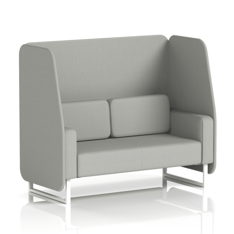 Brixworth Open Booth With White Legs in Single Tone - Image 59