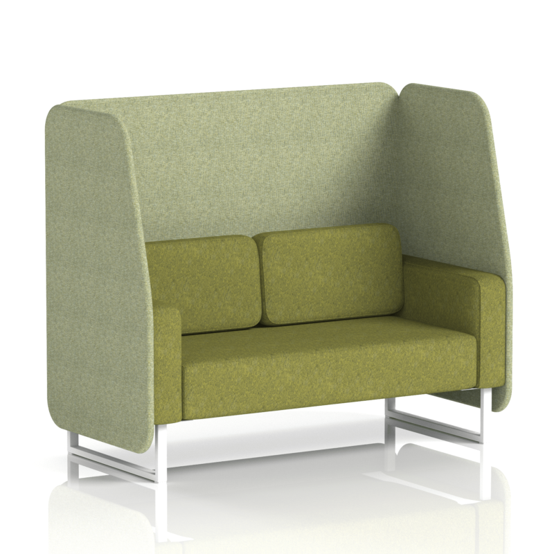 Brixworth Open Booth With White Legs in Two Tone - Image 32