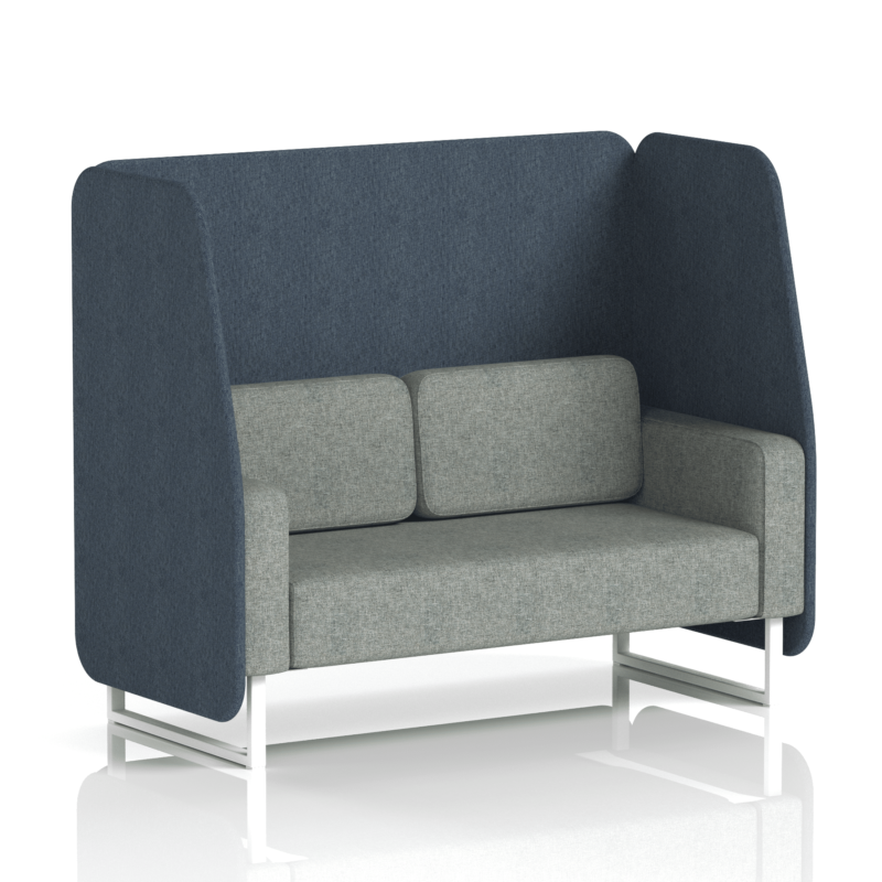 Brixworth Open Booth With White Legs in Two Tone - Image 34