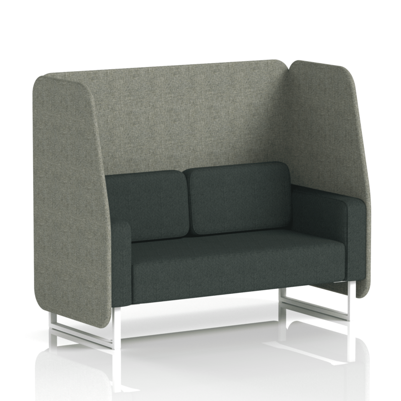 Brixworth Open Booth With White Legs in Two Tone - Image 37