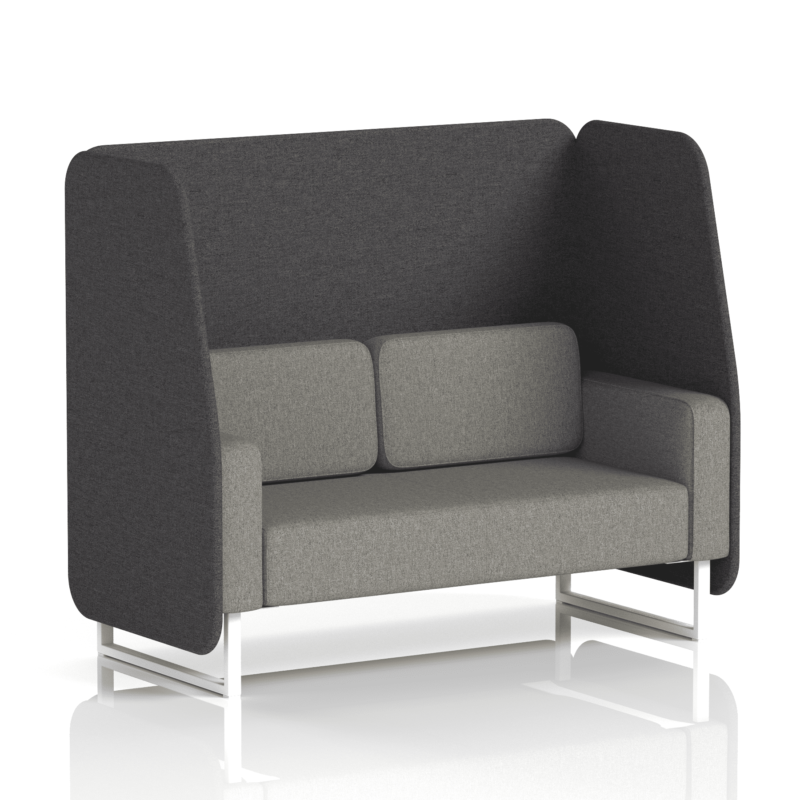 Brixworth Open Booth With White Legs in Two Tone - Image 38