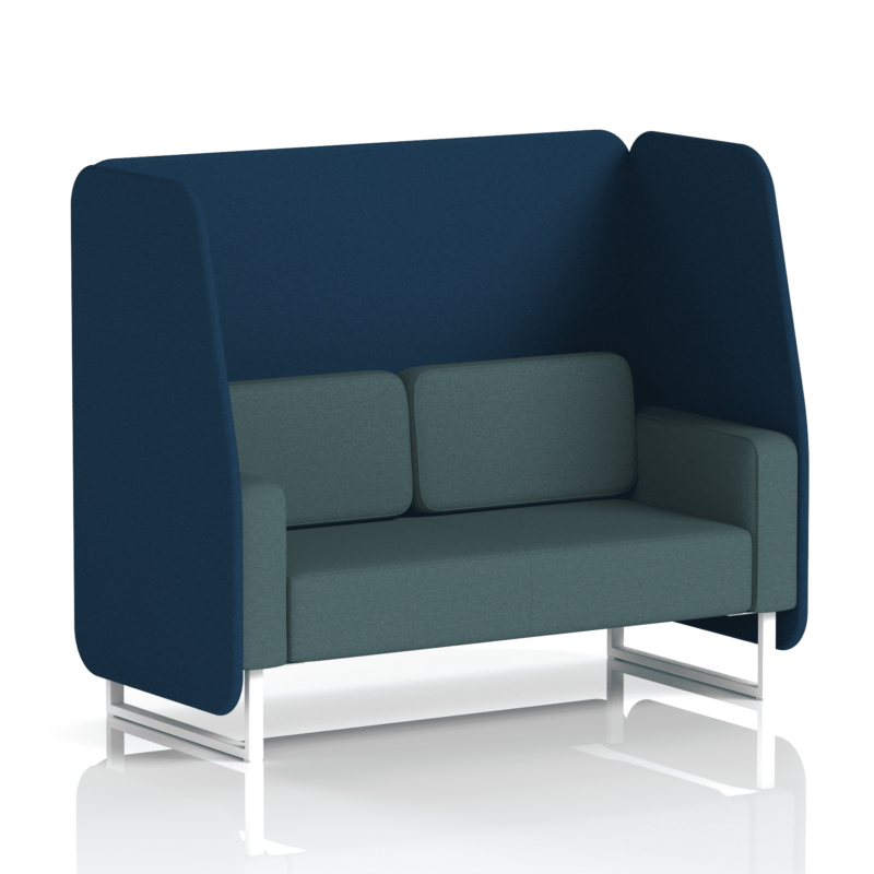Brixworth Open Booth With White Legs in Two Tone - Image 39
