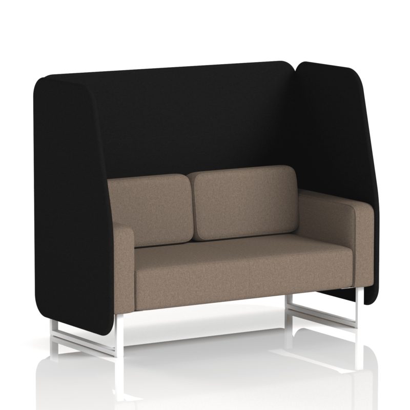 Brixworth Open Booth With White Legs in Two Tone - Image 40