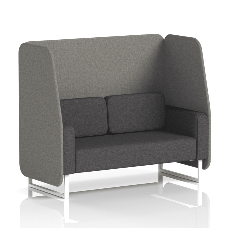 Brixworth Open Booth With White Legs in Two Tone - Image 41