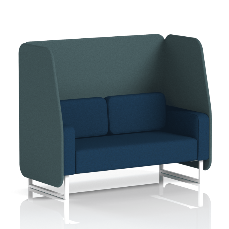 Brixworth Open Booth With White Legs in Two Tone - Image 42
