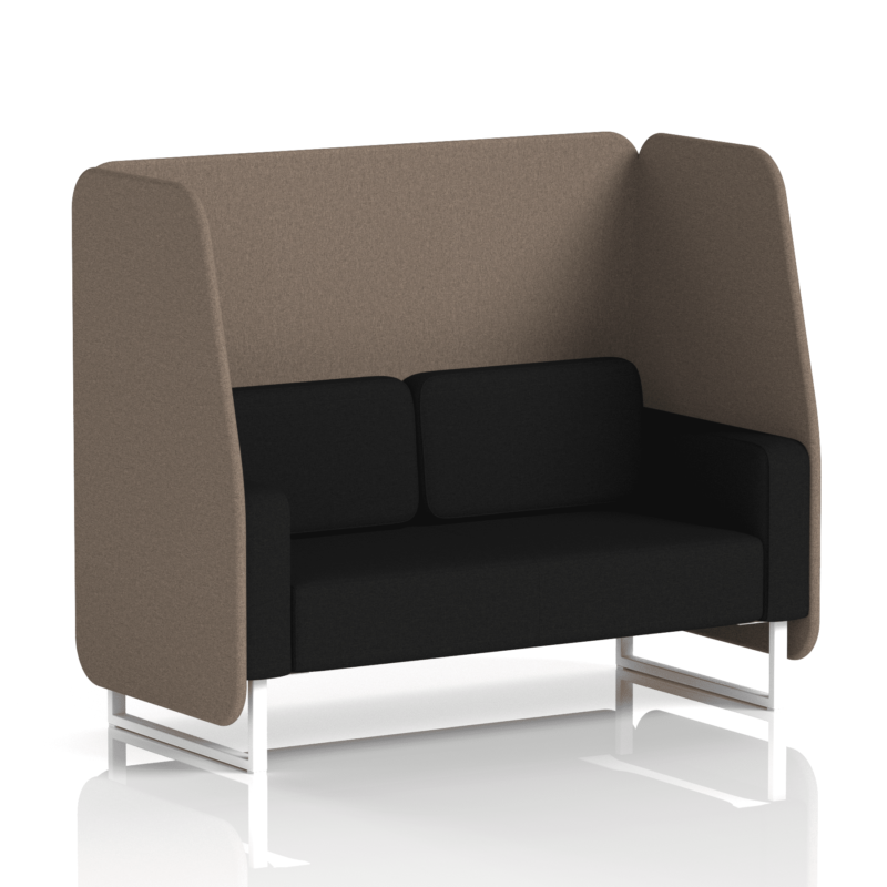 Brixworth Open Booth With White Legs in Two Tone - Image 43