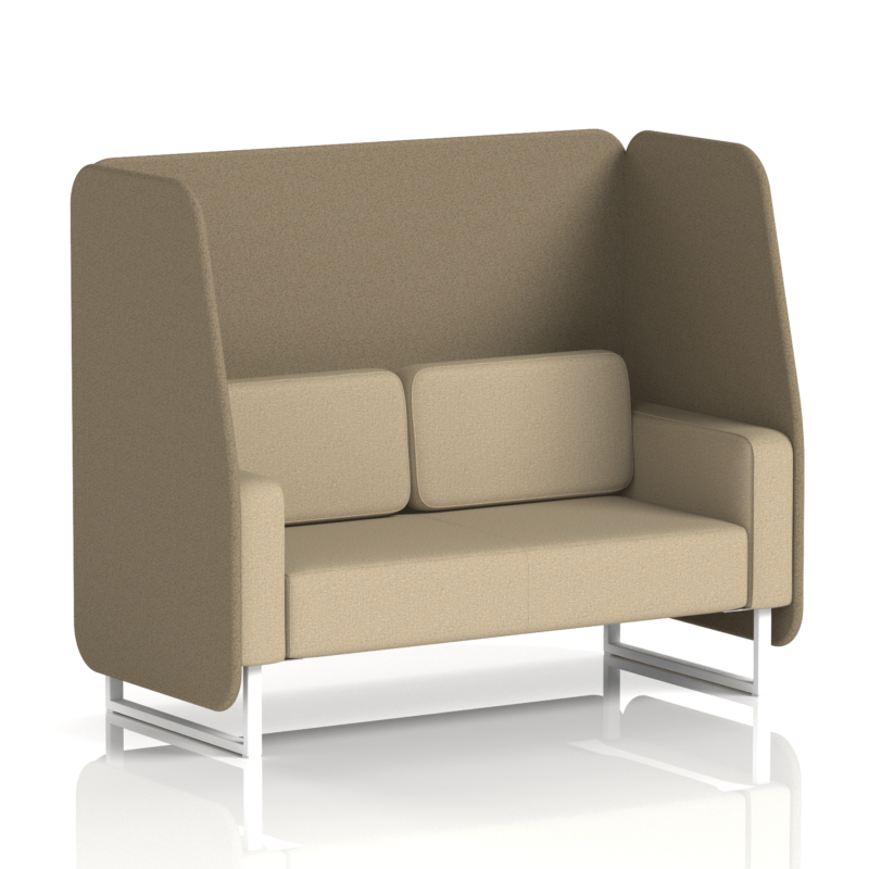 Brixworth Open Booth With White Legs in Two Tone - Image 44